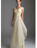 Cap Sleeves Lace Chiffon Long Mother Dress